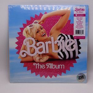 Barbie The Album Limited Milky Clear Vinyl LP Poster / SEALED / Dua Lipa Lizzo